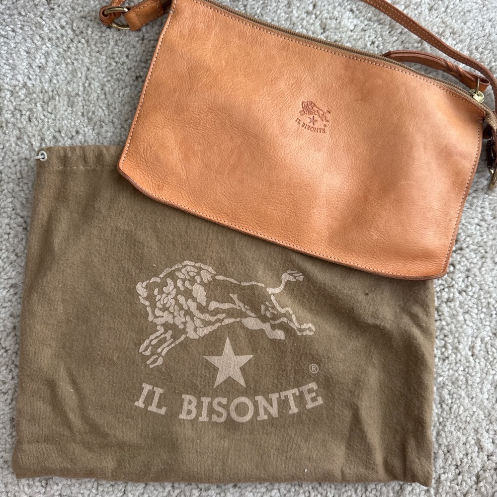 Il Bisonte Tan Leather Purse